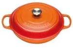 Le Creuset 21180300902430, Rund, Orange, 180 &deg;C, 3,2 l, Keramik, Gas, Halogen,