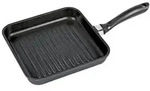 "Kr&uuml;ger 2227 "Leipzig" Steak-Grillpfanne, 28 x 28 cm aus Aluguss,