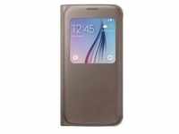 Samsung S View EF-CG920P - Flip-Hülle für Mobiltelefon - Gold - für Galaxy S6