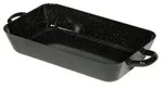 Riess Brapfanne 29x18cm Schwarz Emaille