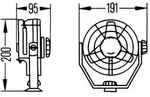 HELLA 8EV 003 361-011 Innenraumgebl&auml;se - Turbo - 24V