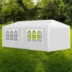 vidaXL Partyzelt 3x6 m Wei&szlig;