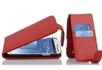 Cadorabo H&uuml;lle f&uuml;r Samsung Galaxy S3 / S3 NEO H&uuml;lle in KIRSCH ROT - Handyh&uuml;lle im