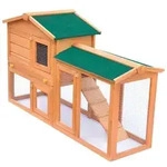 vidaXL Kaninchenstall Gro&szlig; Holz