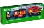 BRIO World - 33811 - Feuerwehrauto Sound And Light - Holzspielzeug