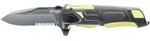 Walther 5.2012 Outdoormesser mit Holster Anzahl Funktionen 3 Gelb, Anthrazit-Grau