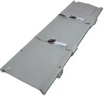Krankentrage N - 1 x klappbar - Chemiefasergewebe - 4x Gleitfu&szlig; - Traglast 150 kg