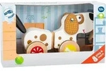 Small foot 10043 - Ziehtier Hund, bunt, Holz, play&learn