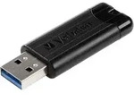 Verbatim Pin Stripe 3.0 USB-Stick 128GB Schwarz 49319 USB-A (USB 3.2 Gen 1)