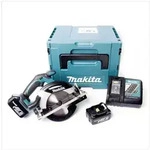 Makita DHS 630 RFJ 18 V 165 mm Akku Handkreiss&auml;ge im Makpac mit 2x 3,0 Ah Akku +