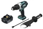 Makita DHP 458 F1 Akku Schlagbohrschrauber 18 V 91 Nm + 1x Akku 3,0 Ah - ohne