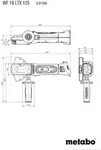 Metabo Akku-Winkelschleifer WF 18 LTX 125 Quick