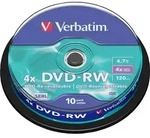 Verbatim DVD-RW 4.7GB/120Min/4x VERBATIM 43552(VE10)