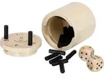 BestSaller 3030 SUPER SIX W&uuml;rfelspiel Holz, als Reisespiel, ideal f&uuml;r Camping, 36