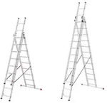 Hailo HobbyStep combi Mehrzweckleiter 3x12 Sprossen