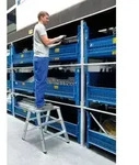 MUNK G&uuml;nzburger Steigtechnik 50094 Aluminium Doppel-Klapptritt klappbar Arbeitsh&ouml;he
