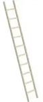 Anlegeleiter Holz 33110 ohne Traverse 10 Sprossen