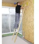 MUNK G&uuml;nzburger Steigtechnik 33108 Holz Anlegeleiter Arbeitsh&ouml;he (max.): 3.5 m
