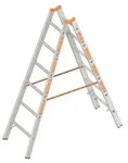 Layher Topic 1039 Sprossenstehleiter 2x6 Sprossen