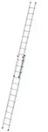 Munk Sprossen-Schiebeleiter 2-teilig ohne Traverse 2x12 Sprossen