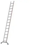 Sprossen-Anlegeleiter, 14 Sprossen, Leiterl&auml;nge 4120 mm, B. 962 mm, Gewicht 8,3 kg