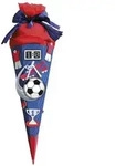 "ROTH Schult&uuml;ten-Bastelset "Soccer rot/blau", 6-eckig, 680 mm"