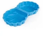 sandkasten mit Deckel Schelp 87 x 78 x 18 cm blau