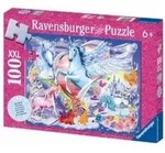 Ravensburger 13928 - Die sch&ouml;nsten Einh&ouml;rner, 100 Teile XXL Glitter Puzzle