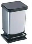 Rotho 754-0080264 Paso Treteimer 20L 29,3x26,6x45,7cm, silber