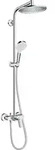 hansgrohe Duschsystem Crometta S 240 mit Regendusche & Handbrause, Chrom, 1 Stk.
