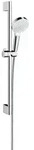 hansgrohe Crometta 1jet/Unica Brausenset 650mm wei&szlig;/chrom, 1 Stk.