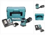 Makita DBO 180 Y1J-D 18 V Akku Exzenterschleifer + 1x Akku 1,5Ah + Ladeger&auml;t +