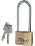 Zylindervorhangschloss 85/50HB80 Schlossk&ouml;rper-B.50mm MS versch.-schl.ABUS