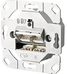 Netzwerkdose Unterputz Einsatz CAT 6 2 Port Metz Connect