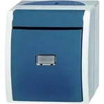 Busch-Jaeger 2621 WGL-53 Feuchtraum-Schalterprogramm Taster Ocean Aufputz Blau, Gr&uuml;n