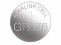 GP LR 44 5X - Alkaline Knopfzelle, 110 mAh, A76, 5er-Pack
