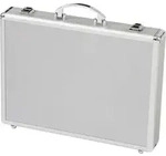 "ALUMAXX Attach&eacute;-koffer "MINOR", Aluminum, silber"