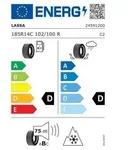 LASSA Winterreifen 185 R14 TL 102/100R WINTUS 2 8PR M+S 3PMSF