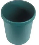 "helit Papierkorb "the german", 30 Liter, PE, gr&uuml;n"
