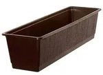 Geli 803 060 08 Standard Blumenkasten 60 cm, dunkelbraun