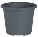 Blumentopf CYLINDRO Pflanztopf Blumenk&uuml;bel Anthrazit &Oslash; 60 cm 72 Liter