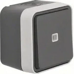 Berker Taster Aufputz W.1 Grau, Lichtgrau 50763505 1St.