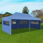 vidaXL Pop-Up-Partyzelt Faltbar Blau 3&times;6 m