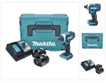 "Makita DTD 152 RFJ Akku Schlagschrauber 1/4" 18V 165Nm + 2x Akkus 3,0Ah + Ladeger&auml;t