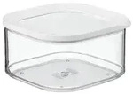 Mepal | Modula Vierkant 1250 ml | Wei&szlig; | Stapelbar | Transparenter Deckel zur