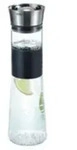 GEFU CASCADA, Dekantierer, 1 l, Transparent, Glas, Kunststoff, Edelstahl, Rund, 9 cm