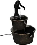 vidaXL Kaskadenbrunnen Handwasserpumpe-Design