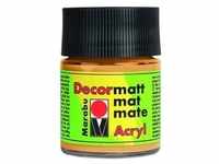 Marabu Acrylfarbe "Decormatt", metallic-gold, 50 ml, im Glas