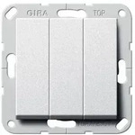 Gira Taster 3-fach alu 284426