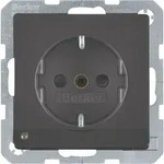 Berker SCHUKO-Steckdose anth/sa 41096086